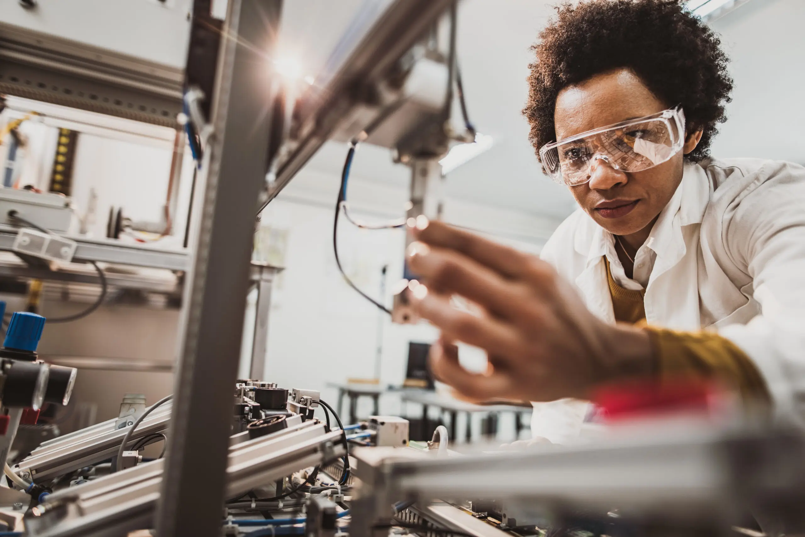 Scientist working in a lab