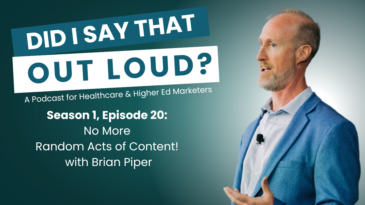 Brian Piper on graphic for Stamats webinar