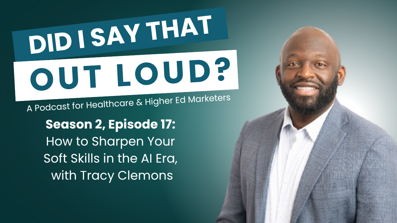 DISTOL logo with a head shot of Tracy Clemons. Text says Season 2, Episode 17: How to Sharpen Your Soft Skills in the AI Era, with Tracy Clemons