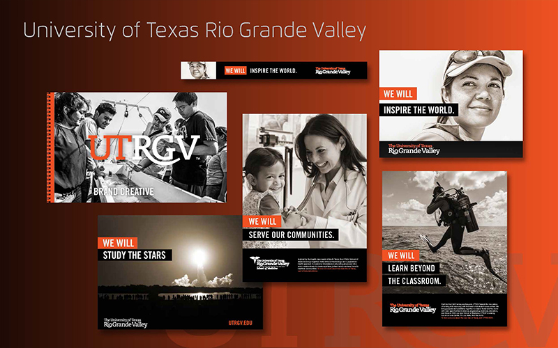 Picture montage of images from University of Texas Rio Grande Valley.