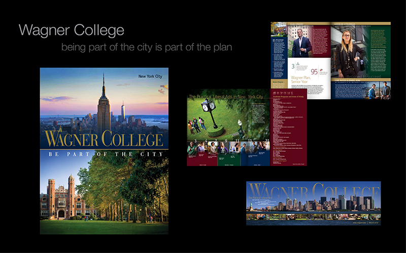 Montage of pictures from Wagner College