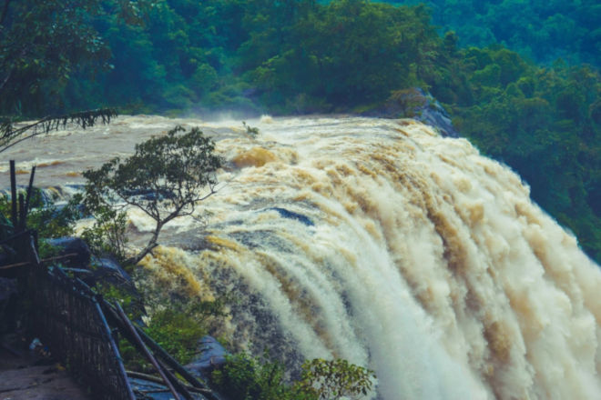 Large waterfall