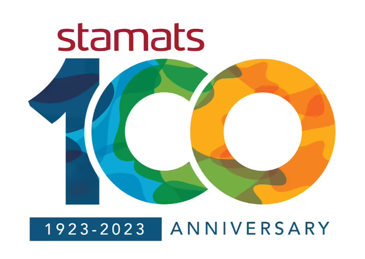 Stamats 100 Year Logo