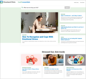 Cleveland Clinic Website Blog