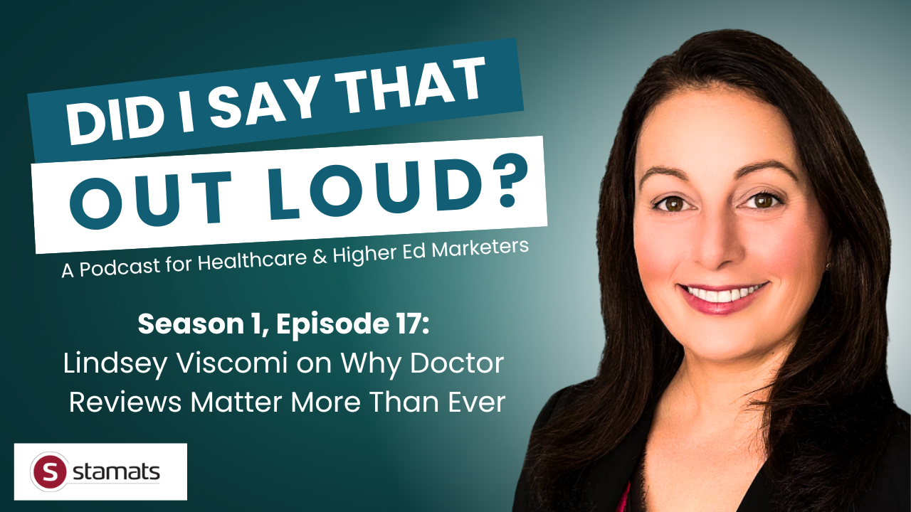 Image of Lindsey Viscomi in podcast: Why Doctor Reviews Matter More Than Ever
