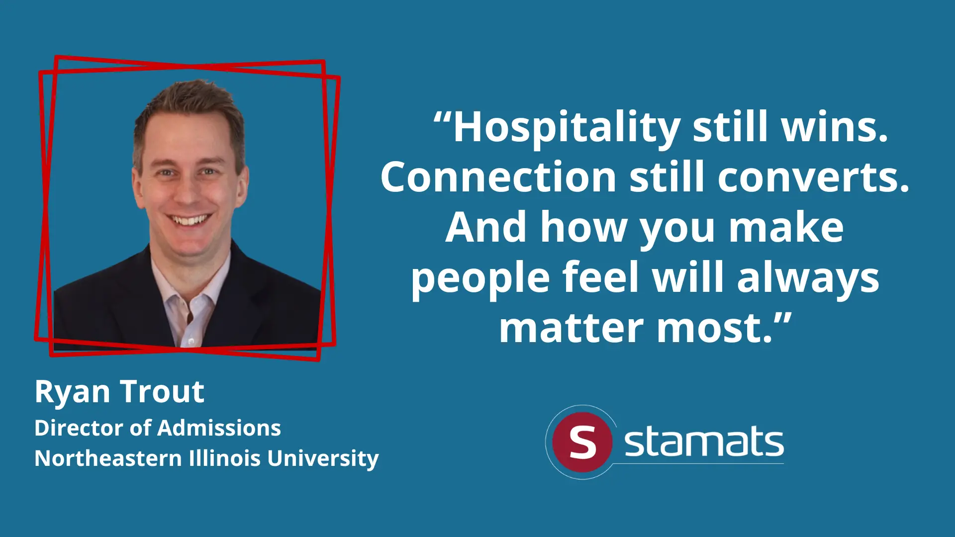 Graphic with image of Ryan Trout