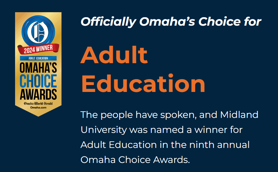 photo of Midland University award