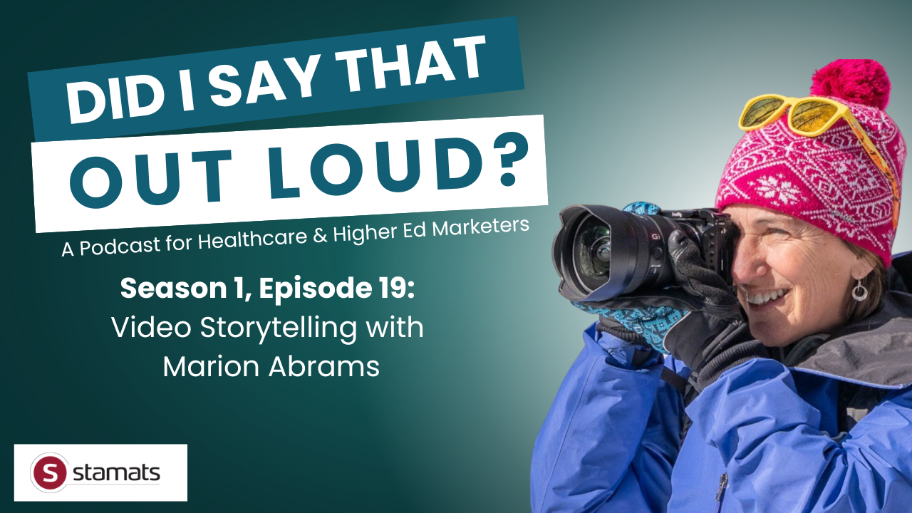 Graphic for S1 E19 of woman with binoculars