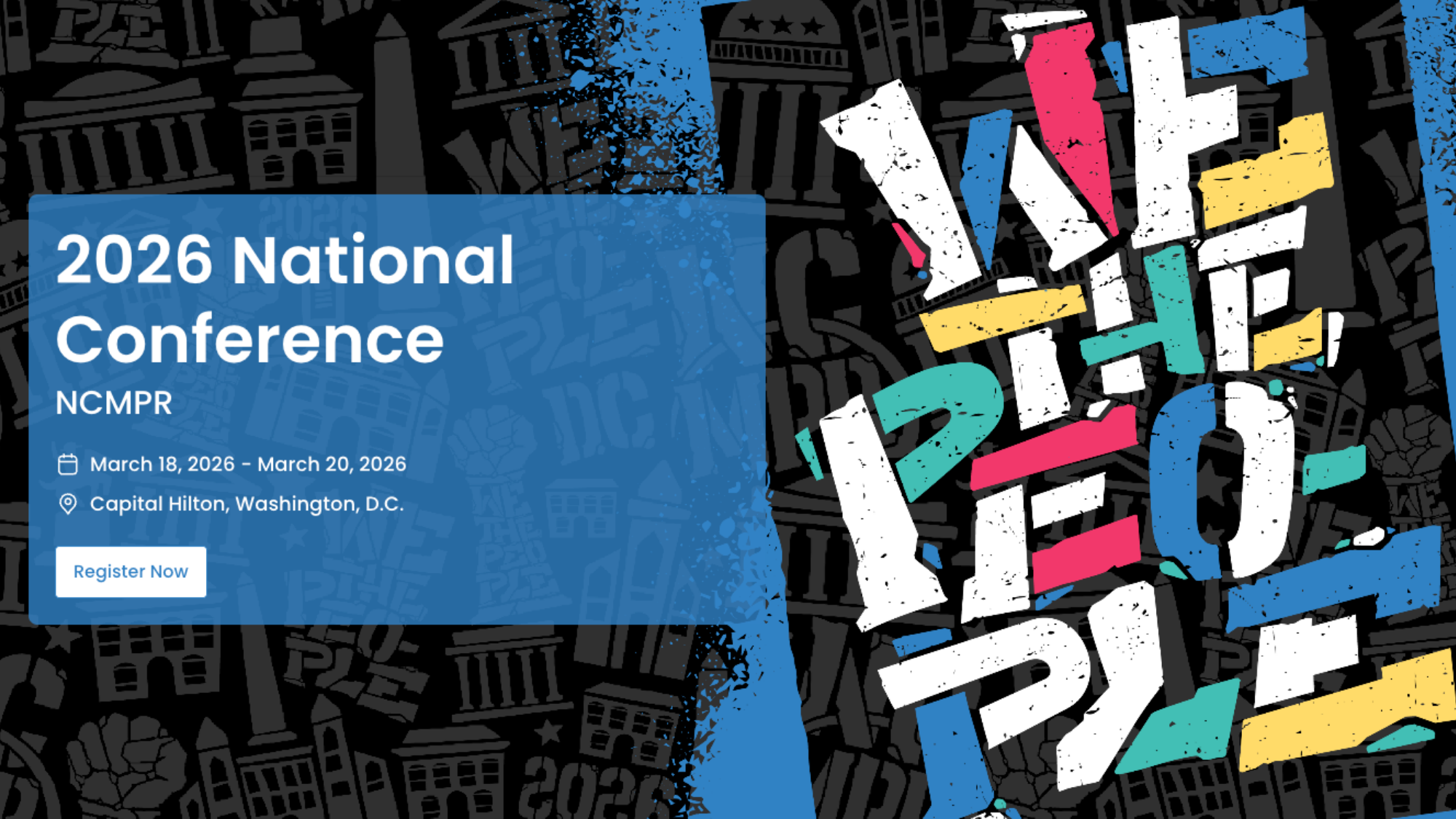 Graphic for the NCMPR Nationals 2026 conference