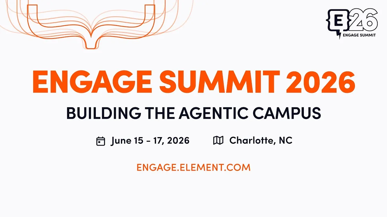 Engaged Summit 2026, building the agentic campus.