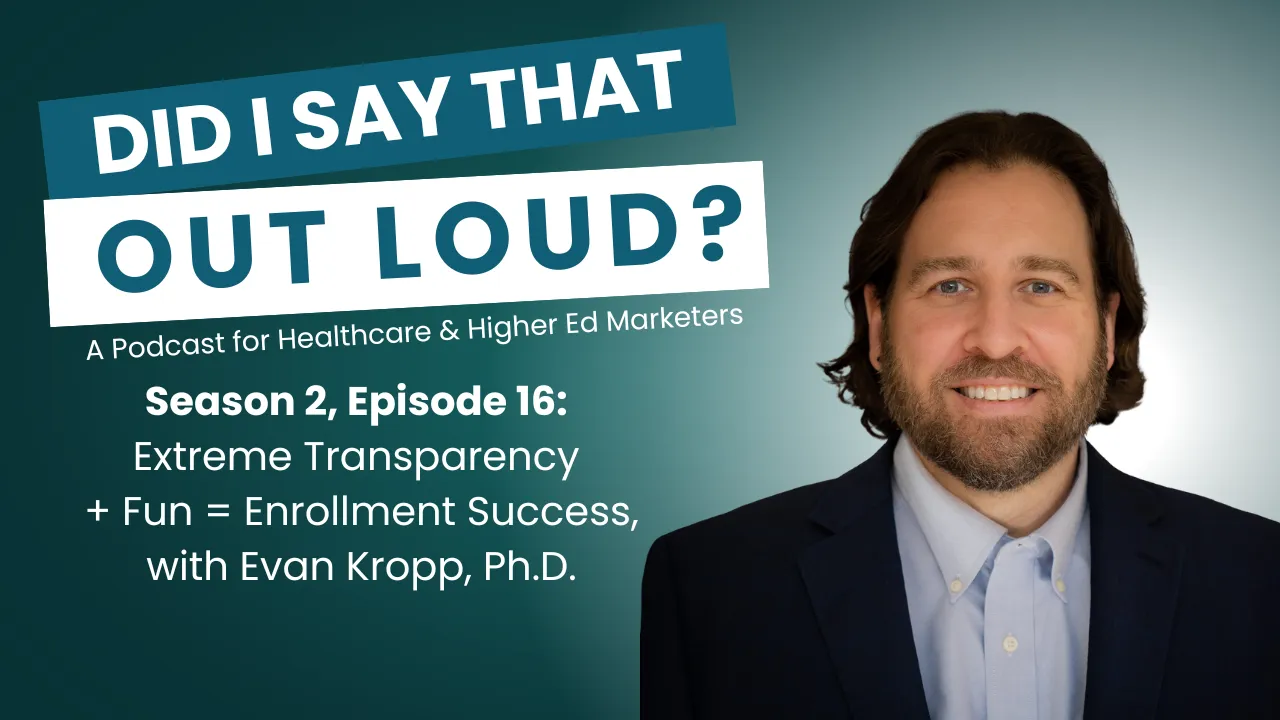 Season 2-Episode 16 for Evan Kropp UF grad recruitment